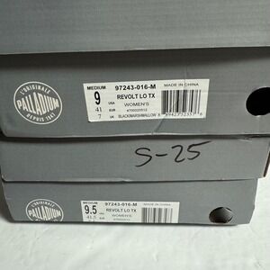 Palladium Revolt Lo TX Black Marshmallow Platform Sneakers Women's‎ Size 9